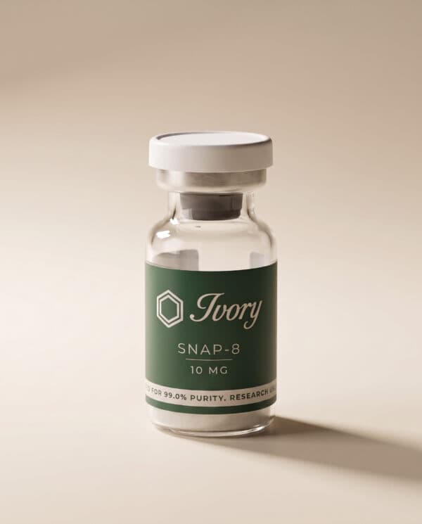 Snap-8 (Acetyl Octapeptide-3) — Ivory research vial